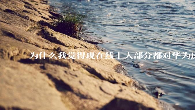 为什么我觉得现在线上大部分都对华为反感，线下华为大卖?