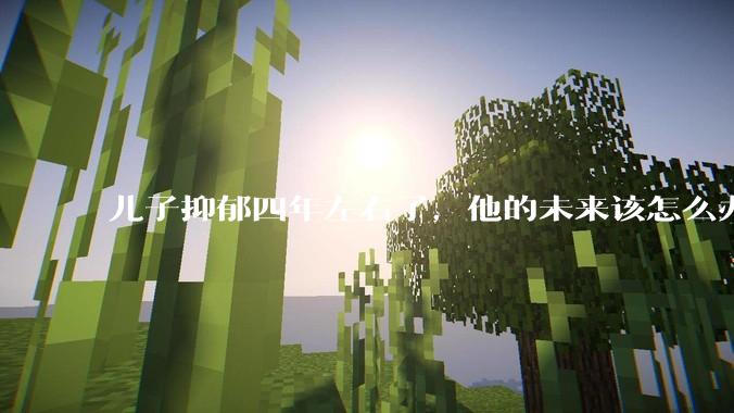 儿子抑郁四年左右了，他的未来该怎么办？