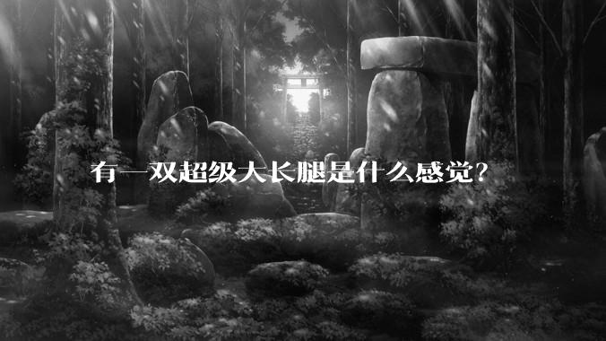 有一双超级大长腿是什么感觉？